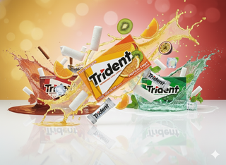 Trident Sugar Free Gum Assorted Flavors Collection