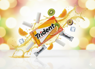 Trident Tropical Twist Sugar Free Gum 14 Ct