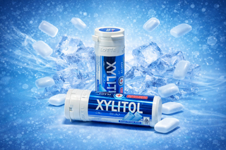 Lotte Xylitol Blueberry Mint Chewing Gum Blue 29g