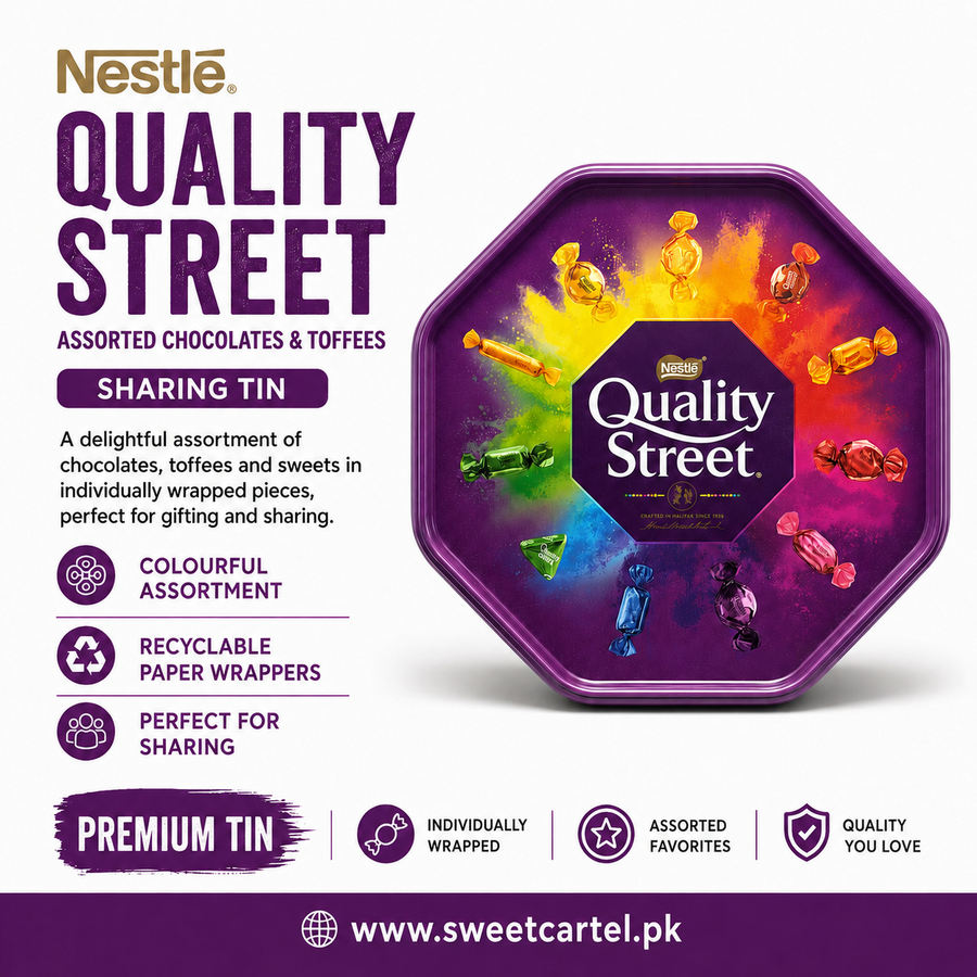 Nestle Quality Street Assorted Chocolates & Toffees Sharing Tin