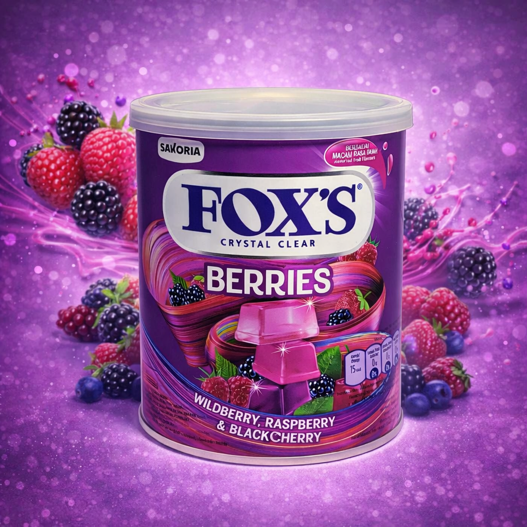 Fox's Crystal Clear Berries Candy 90g