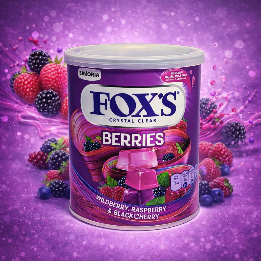 Fox's Crystal Clear Berries Candy 90g