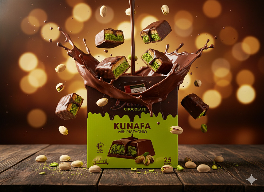 Kunafa Chocolate Bar (Dubai Chocolate)