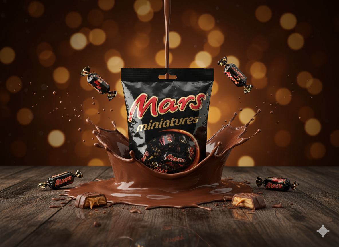 Mars Miniatures Chocolate Pouch