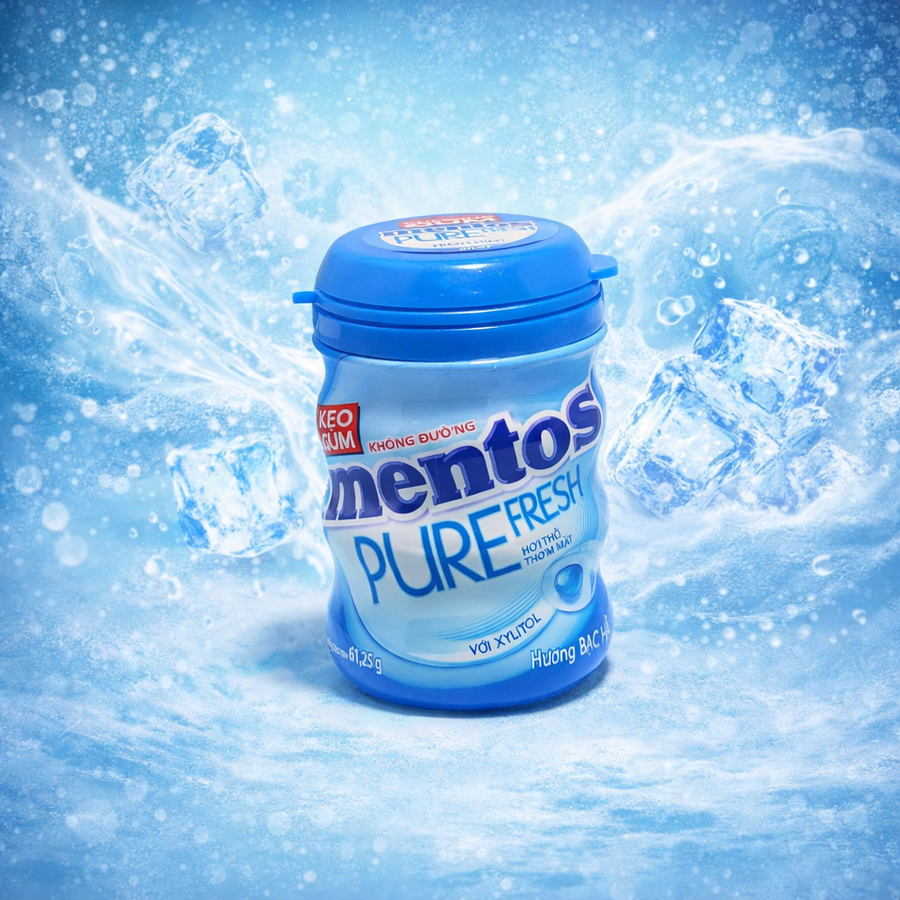Mentos Mint Chewy Candy Roll