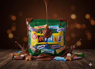 Mars Snickers Twix Bounty Milkyway Minis Pack 20pcs