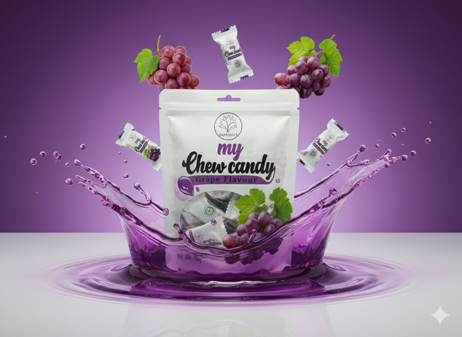 Daffodils My Chew Candy Grape 90g