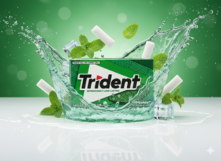 Trident Perfect Peppermint Sugar Free Gum 14 Ct